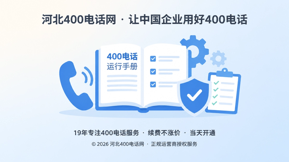 2026年河北企业400电话帮助中心运行手册主题配图